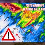 Nottata con meteo in peggioramento: possibili sistemi convettivi ad alto tenore precipitativo – meteo Toscana e Liguria