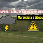 METEO TEMPORALESCO: pomeriggio e sera anche forti su FIRENZE, AREZZO E SIENA – in Toscana arriva anche il LIBECCIO