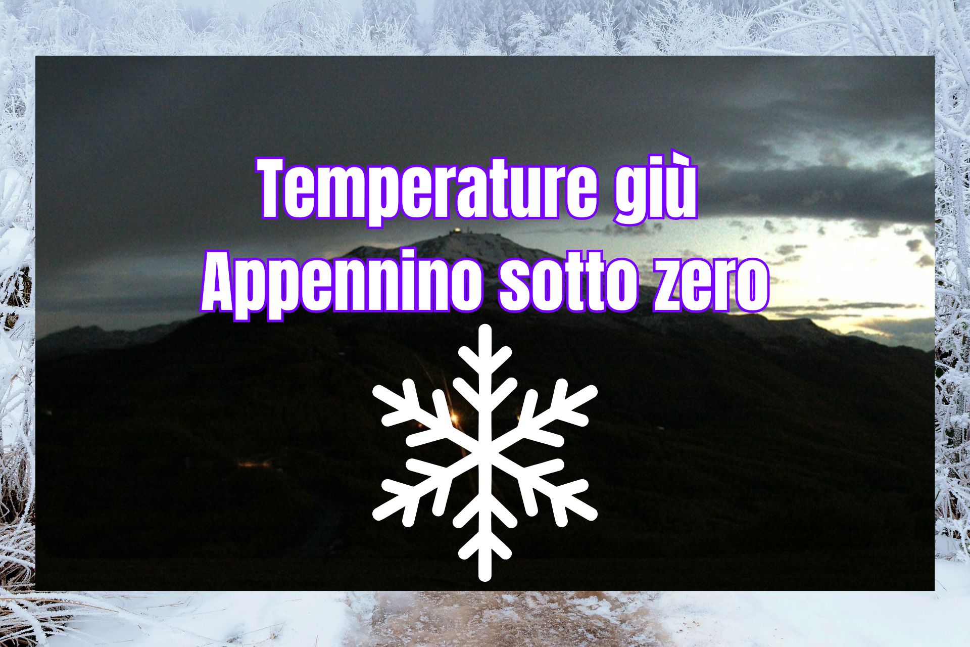 Maggio sorprende: torna la NEVE in Appennino, temperature più basse del normale – meteo Toscana tempo reale