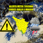 Allerta meteo Toscana, si prolunga a domani per temporali e piogge forti in codice giallo – aggiornamenti
