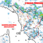 Instabilità pomeridiana: una costante anche oggi e per i prossimi giorni – meteo Toscana – dove colpiranno i temporali?