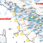 Piogge a largo di Lucca, Pisa e Livorno – nel pomeriggio rovesci interni poi il cambiamento – meteo Toscana