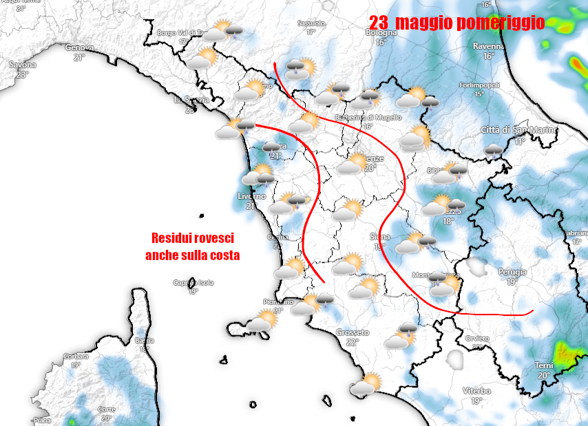 Residue incertezze, verso un fine settimana più gradevole – meteo Toscana