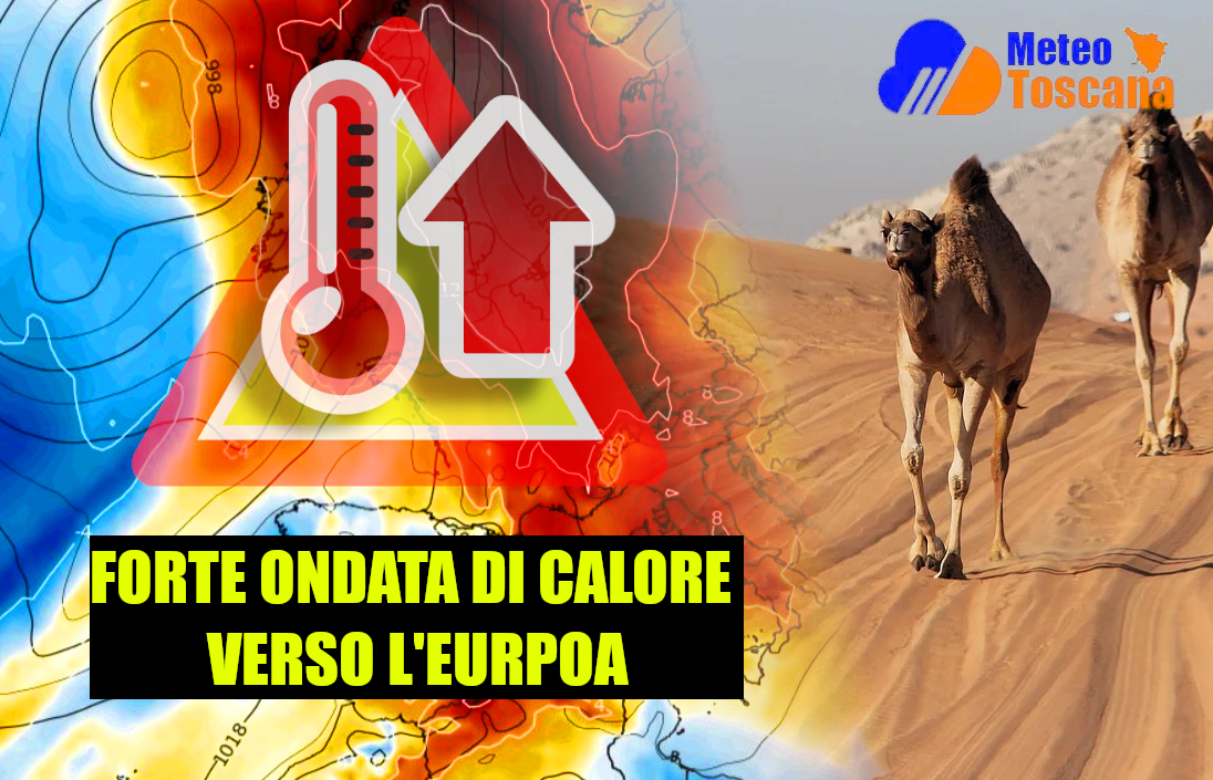 MALTEMPO ESTIVO CHE ARRIVA DALL’AFRICA – dobbiamo cominciare a metterlo in conto – meteo Toscana ed Italia