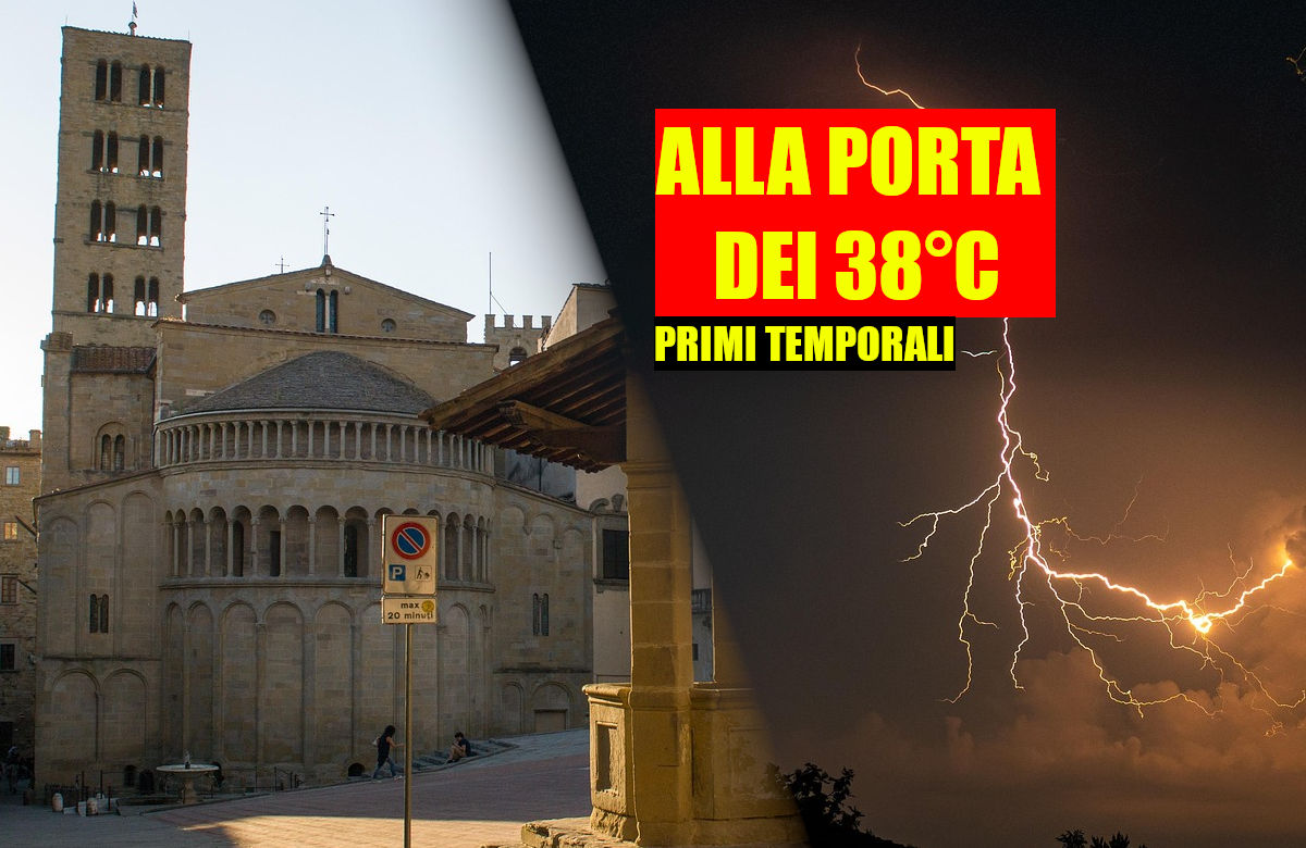 Sfiorati i 38 gradi, FIRENZE RITOCCA I 37, domani possibili I PRIMI TEMPORALI – meteo Toscana flash
