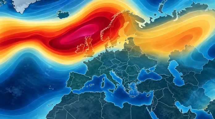 Blocco anomalo sul Nord Europa: perturbazioni deviate e possibile ingresso di aria fredda in Italia