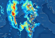 Liguria oltre 260 mm, nuovo nubifragio all’Elba: i temporali abbordano la costa toscana poi verso il Lazio