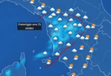 Toscana, domenica con possibili locali brinate e deboli piogge nel pomeriggio