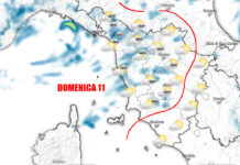 Toscana, domenica qualche pioggia sui rilievi: da lunedì torna il tempo stabile